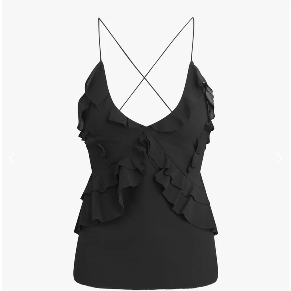 NWT Favorite Daughter The Who Me? Top in Black Size Small - Picture 11 of 16